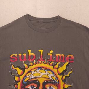 Sublime Band Short Sleeve Crew Neck Graphic T Shirt Mens Size Medium M Gray